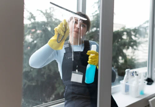 Nettoyage de vitres intérieures et extérieures à Saumur
